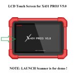 LCD Touch Screen Digitizer Replacement for LAUNCH X431 PRO3 V5.0